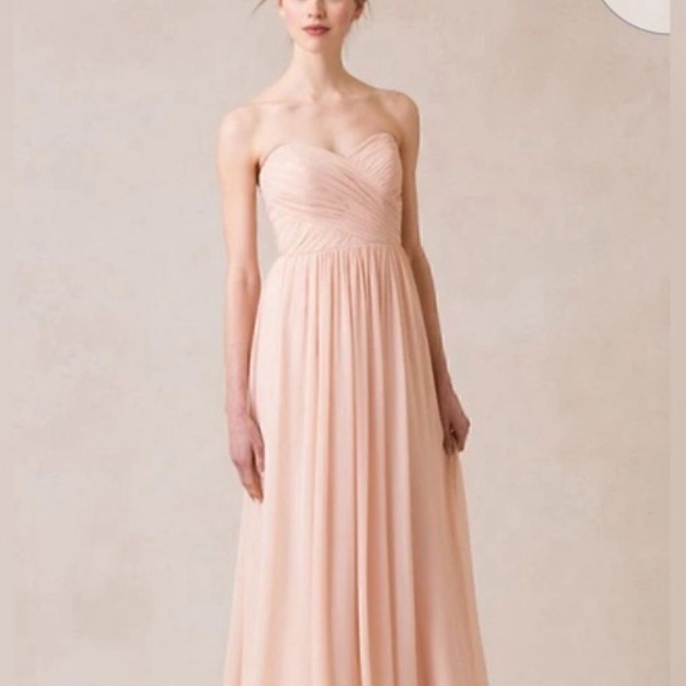 Sweetheart Criss-Cross Sleeveless Empire Chiffon Bridesmaid Dress With Straps - Picture 4 of 10